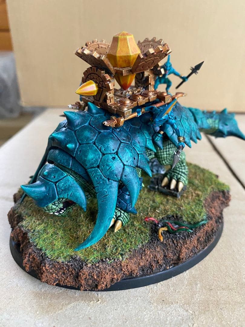 ウォーハンマー　塗装済み　セラフォン　バスティラドン