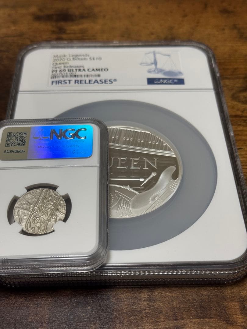 ◎最終値引】 ☆5oz巨大銀貨☆最高鑑定 2020 £10 モダンコイン