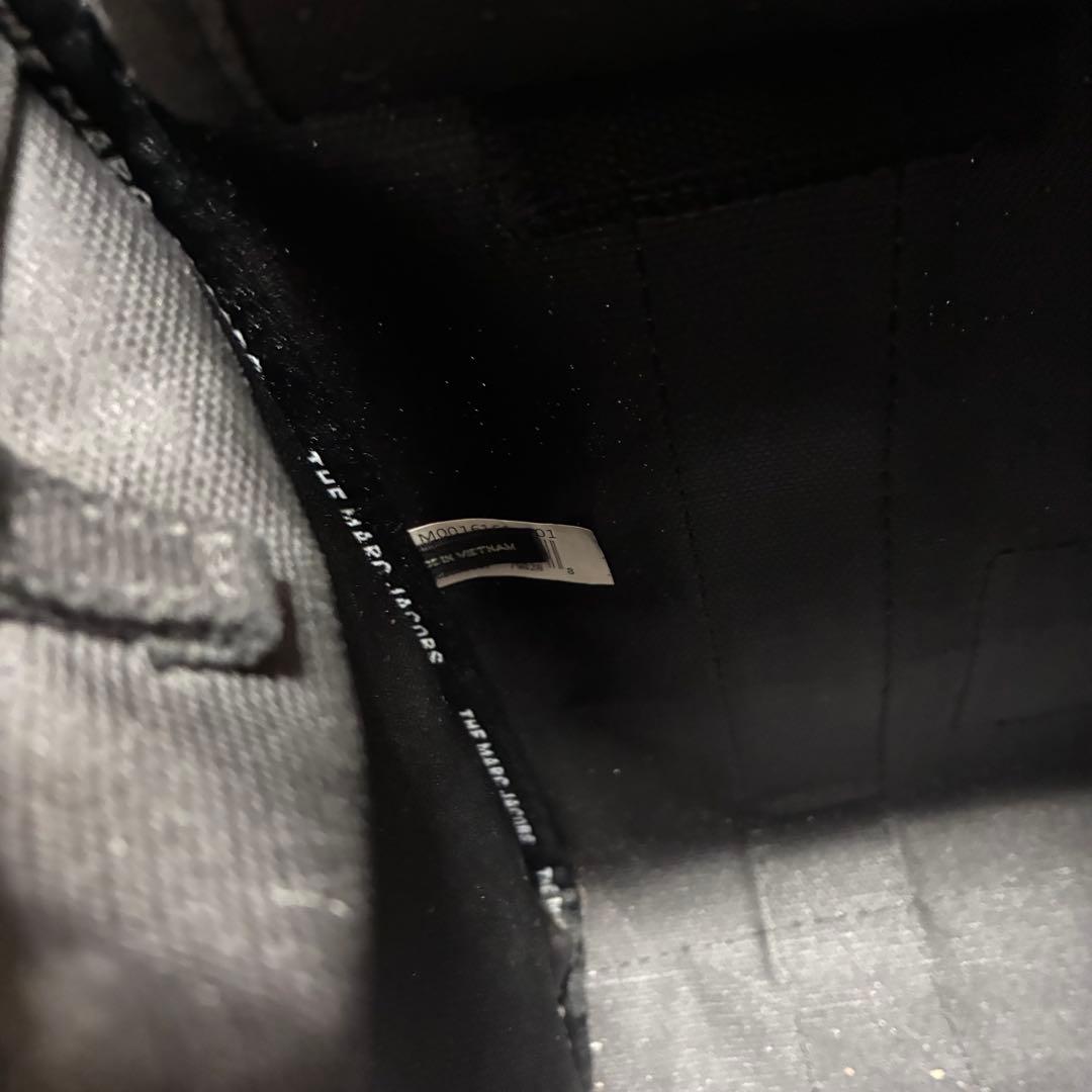 極美品　マークジェイコブズ　2way ショルダーバッグ　ブラック　キャンバス