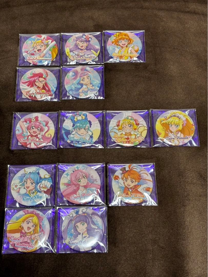 全プリキュア展　缶バッジ　コンプリート