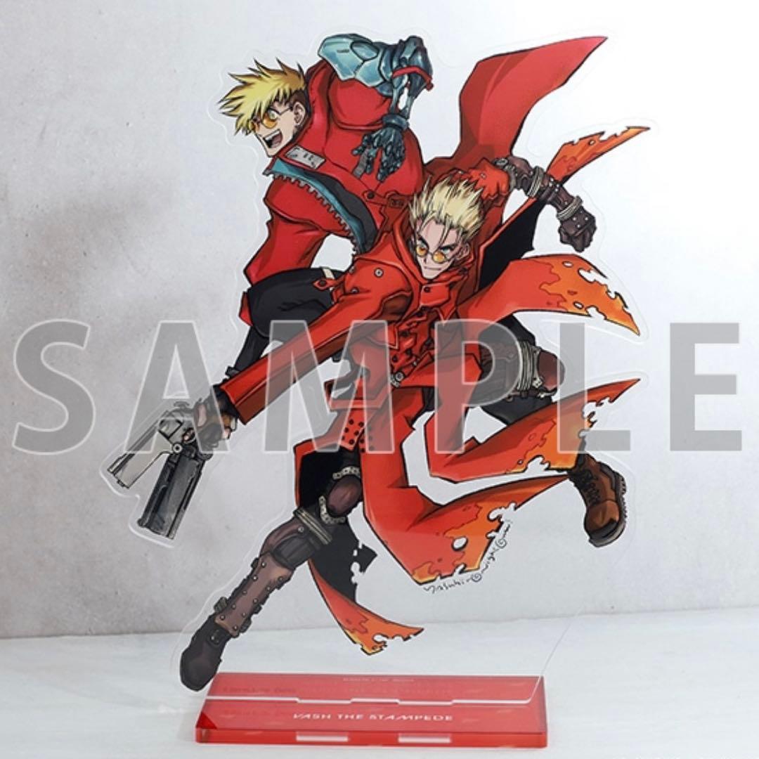2点セット トライガン展 TRIGUN ビッグアクリルスタンド