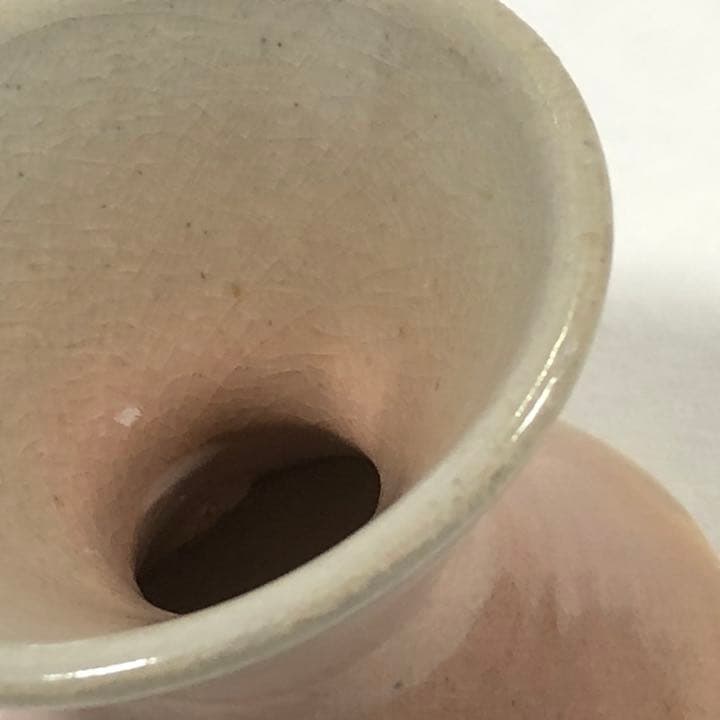 茶道具】萩 千切 蓋置 15代坂倉新兵衛 R-0460 お4