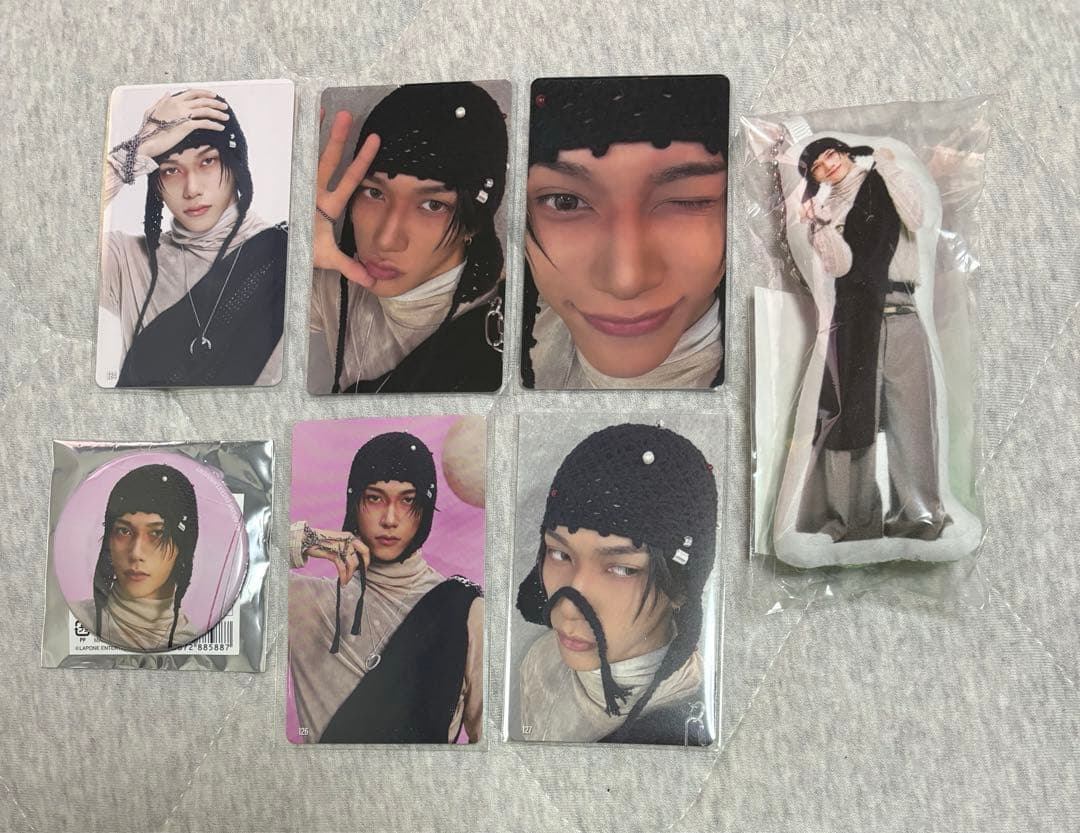 INI 池崎理人 ポップアップ クッションキーホルダー 缶バ 7000円トレカ