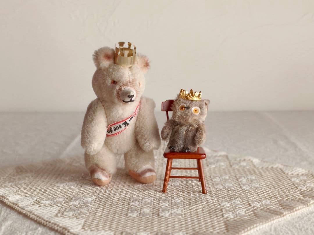 * vintage bear ❀ クリーム色の ベルリン・ベア