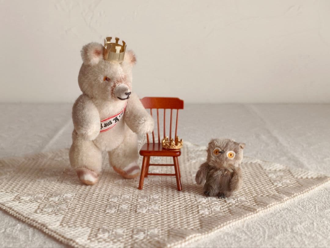 * vintage bear ❀ クリーム色の ベルリン・ベア