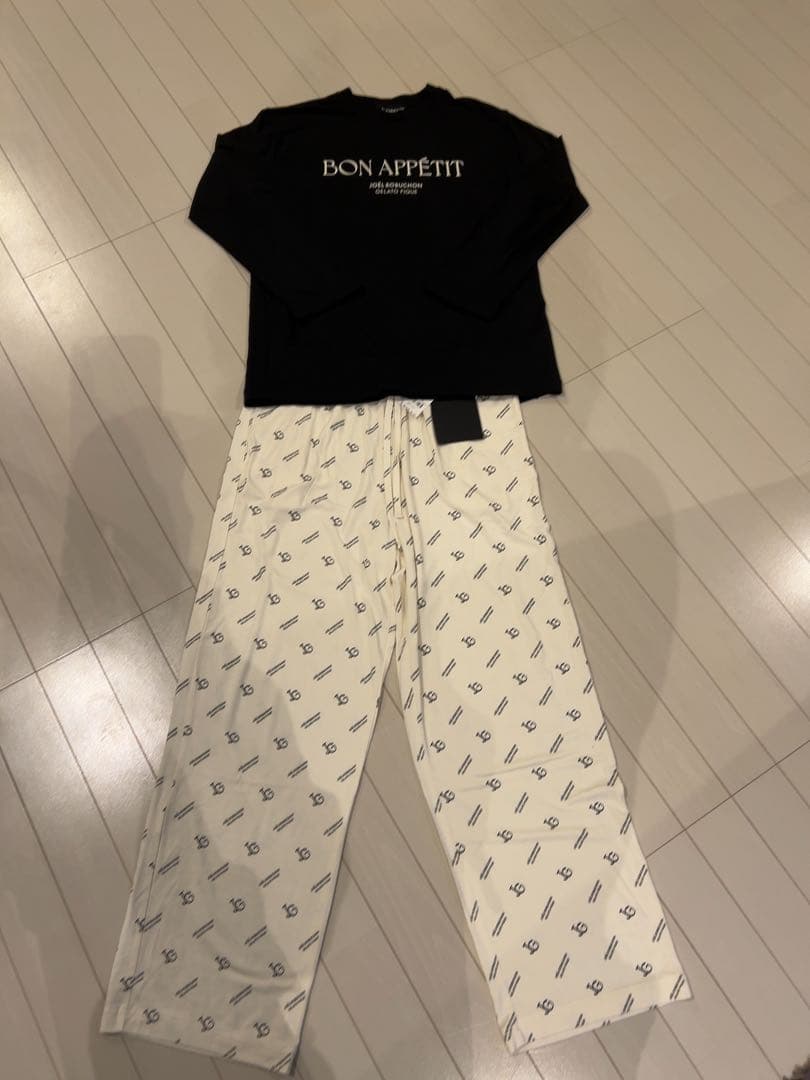 新品タグ付きジェラートピケジョエルロブションルームウェア4点セット