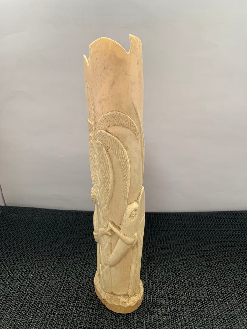 極上　花入　置物　送料込み 茶道具 籠花入れ 篭花入れ 掛用 白籐籠 耳付 船橋重朗作 : 茶道具