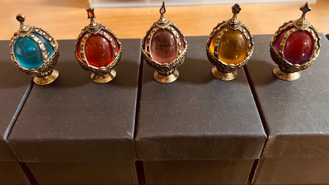 魔法少女まどか⭐︎マギカソウルジェム　真鍮ムービック製公式レプリカ　5個セット