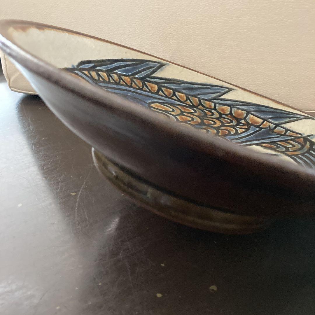 金城敏昭作 沖縄やちむん壺屋焼の皿