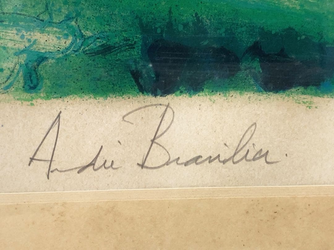 アンドレ・ブラジリエ 春の乗馬 リトグラフ 87/150