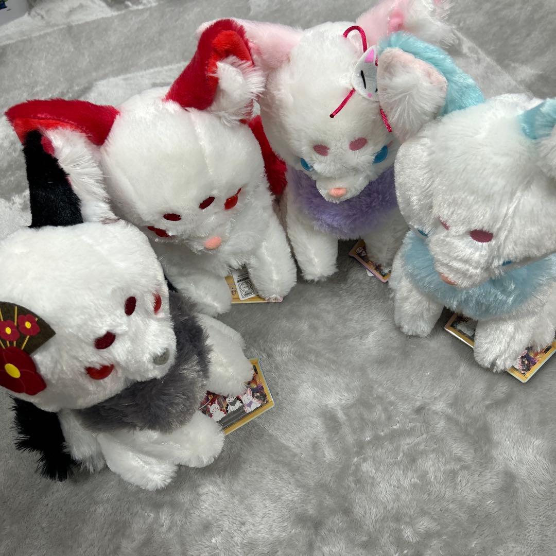 ちょコンとキツネ九尾 水晶の瞳　うめがえもち　よふね　かんごおり　はなびらもち