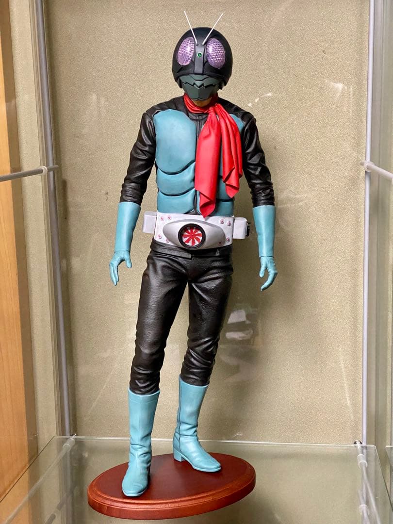 海洋堂 メガソフビキット 仮面ライダー旧1号 完成品 海洋堂 メガソフビ
