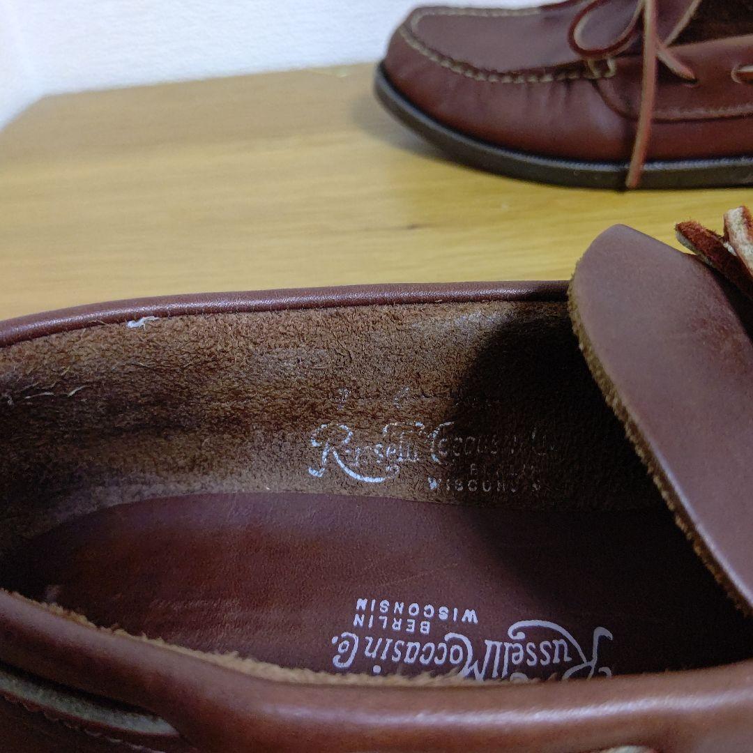 靴 RUSSELL Moccasin BOOTS 25cm