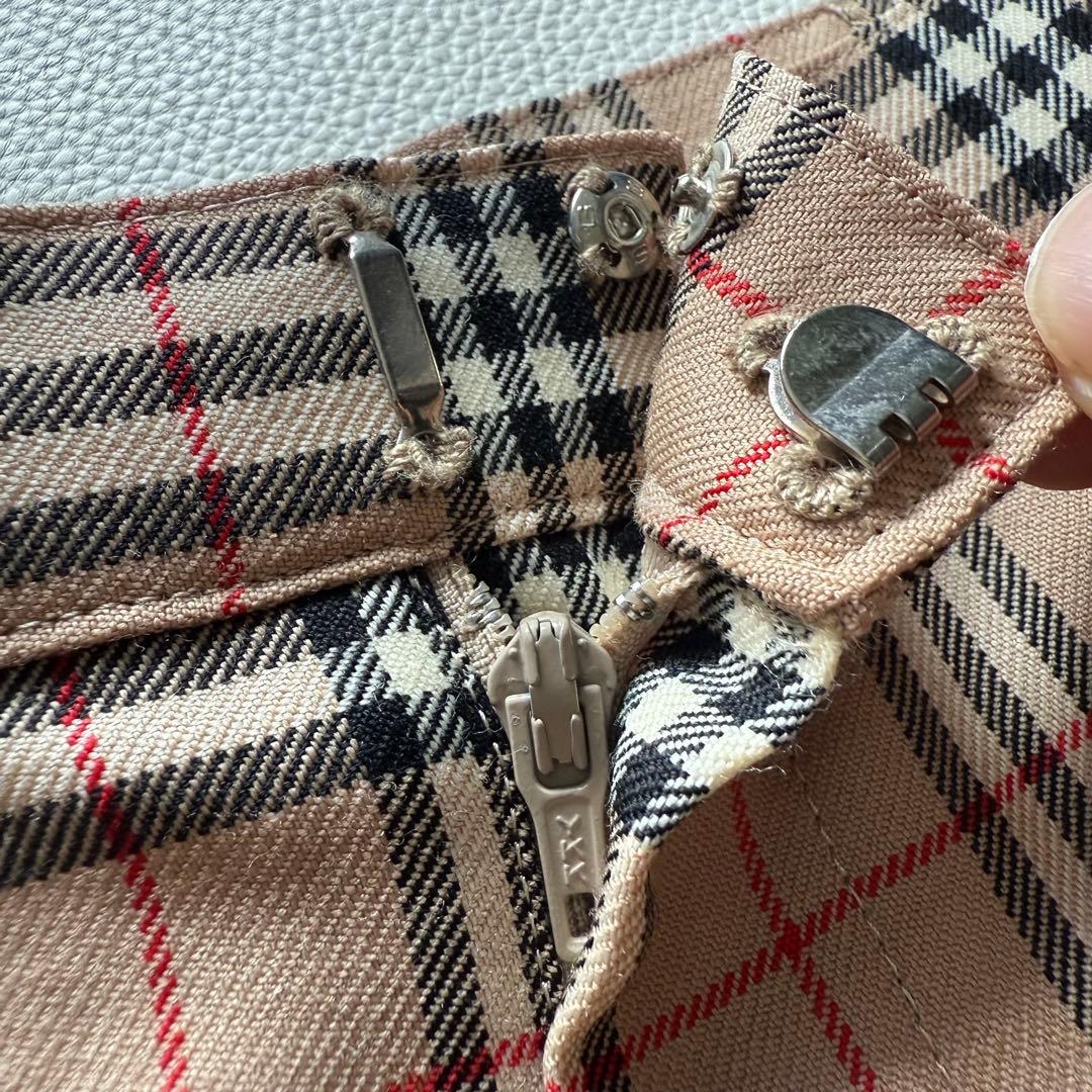 古着 BURBERRY GOLF 三陽商会 ノバチェック ウール キュロット