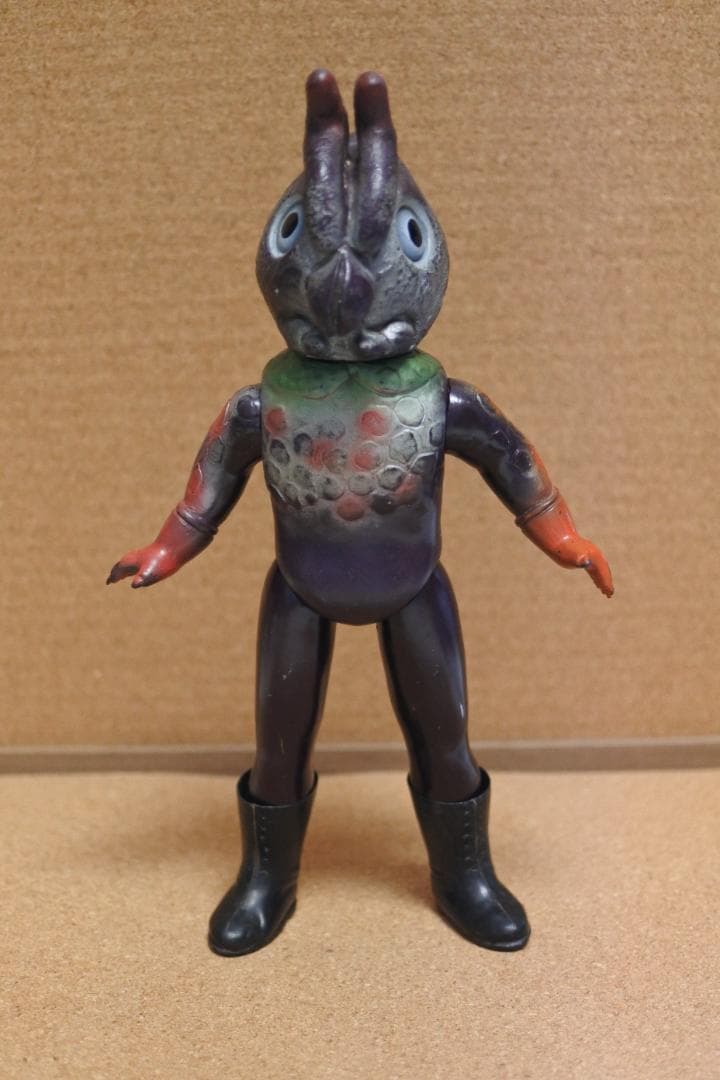 当時物 旧バンダイソフビ 仮面ライダー怪人「アルキメデス」