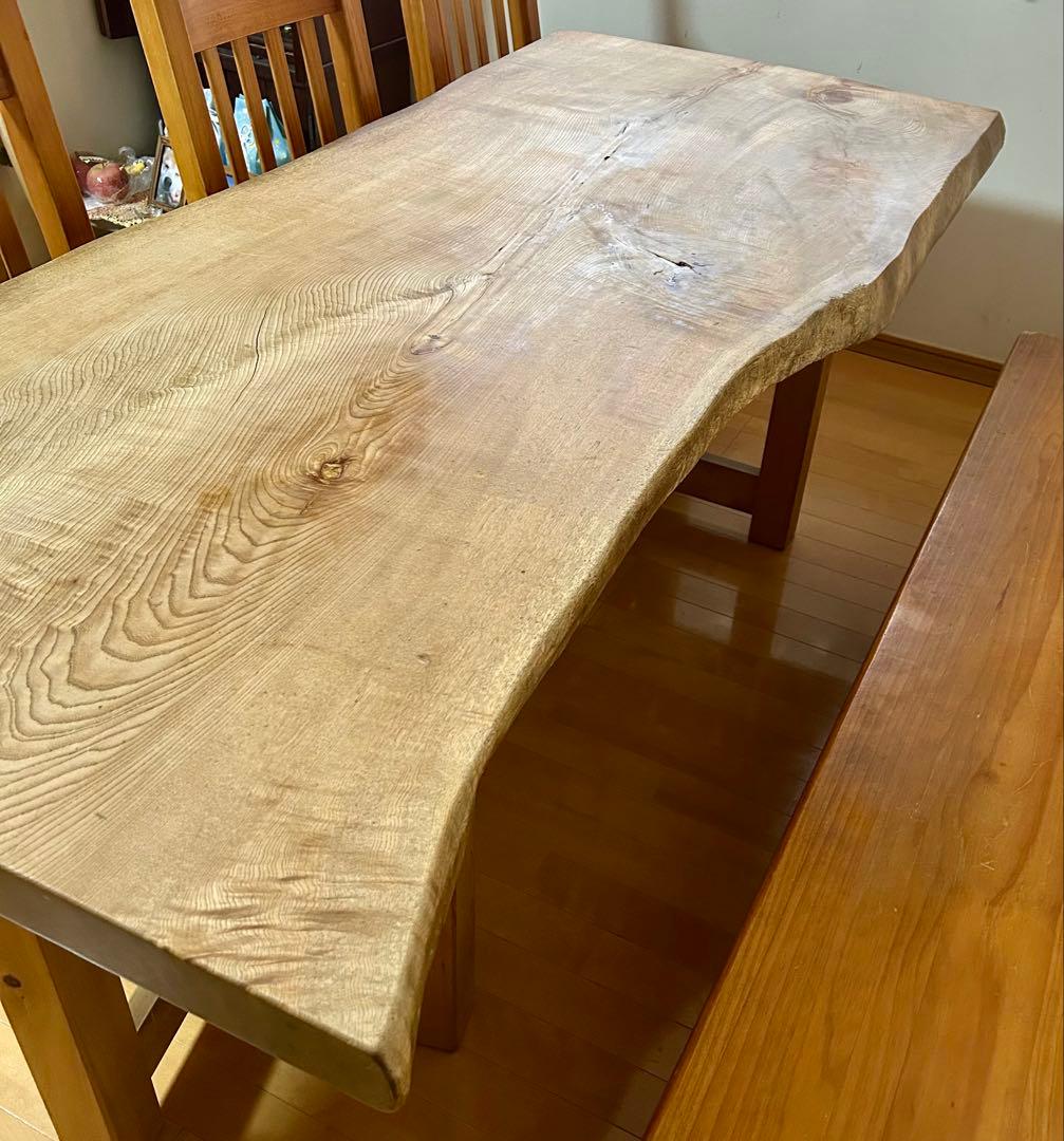 無垢材 一枚板ダイニングテーブル
