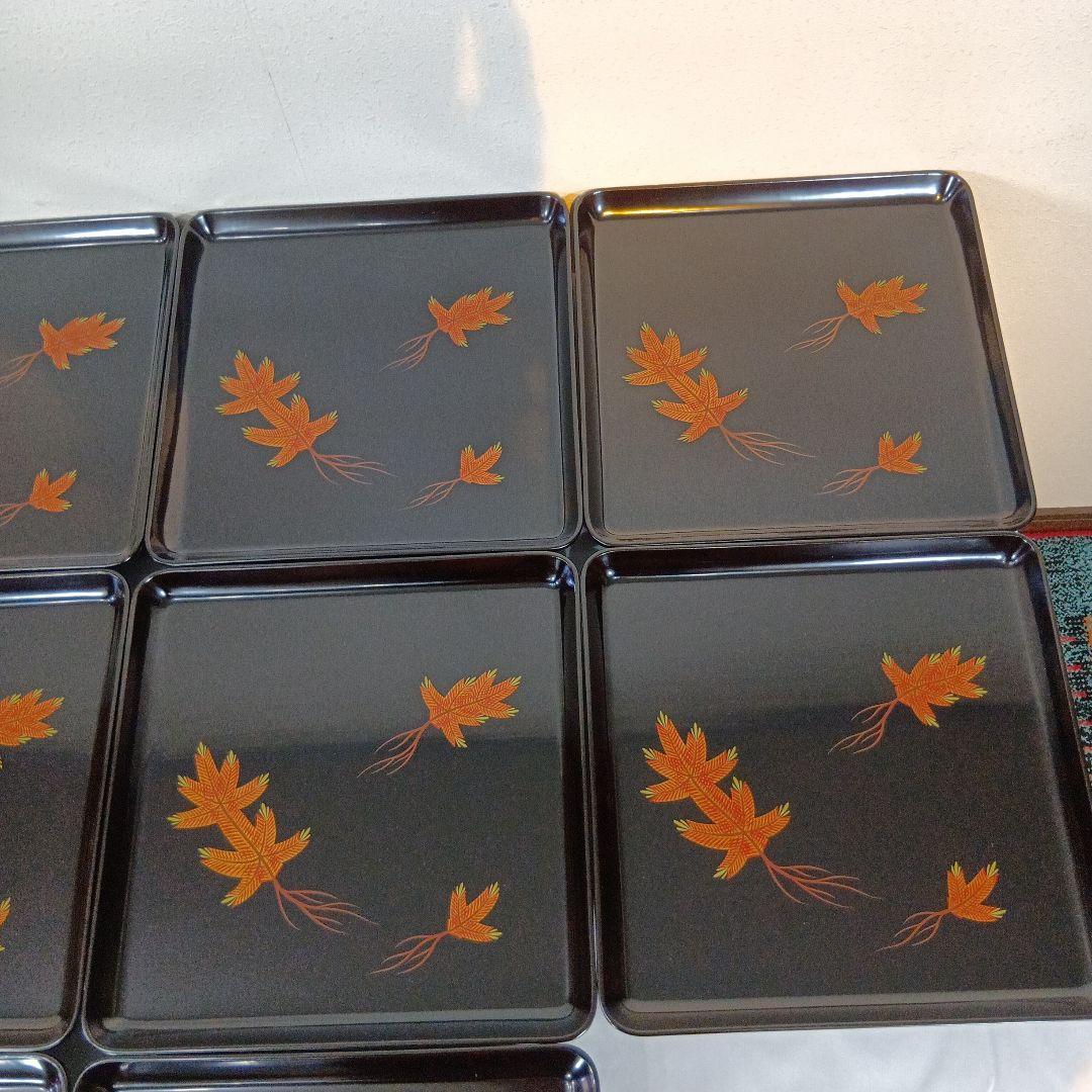 値下げ輪島塗　時代物　蒔絵二ノ膳10客　　 共箱