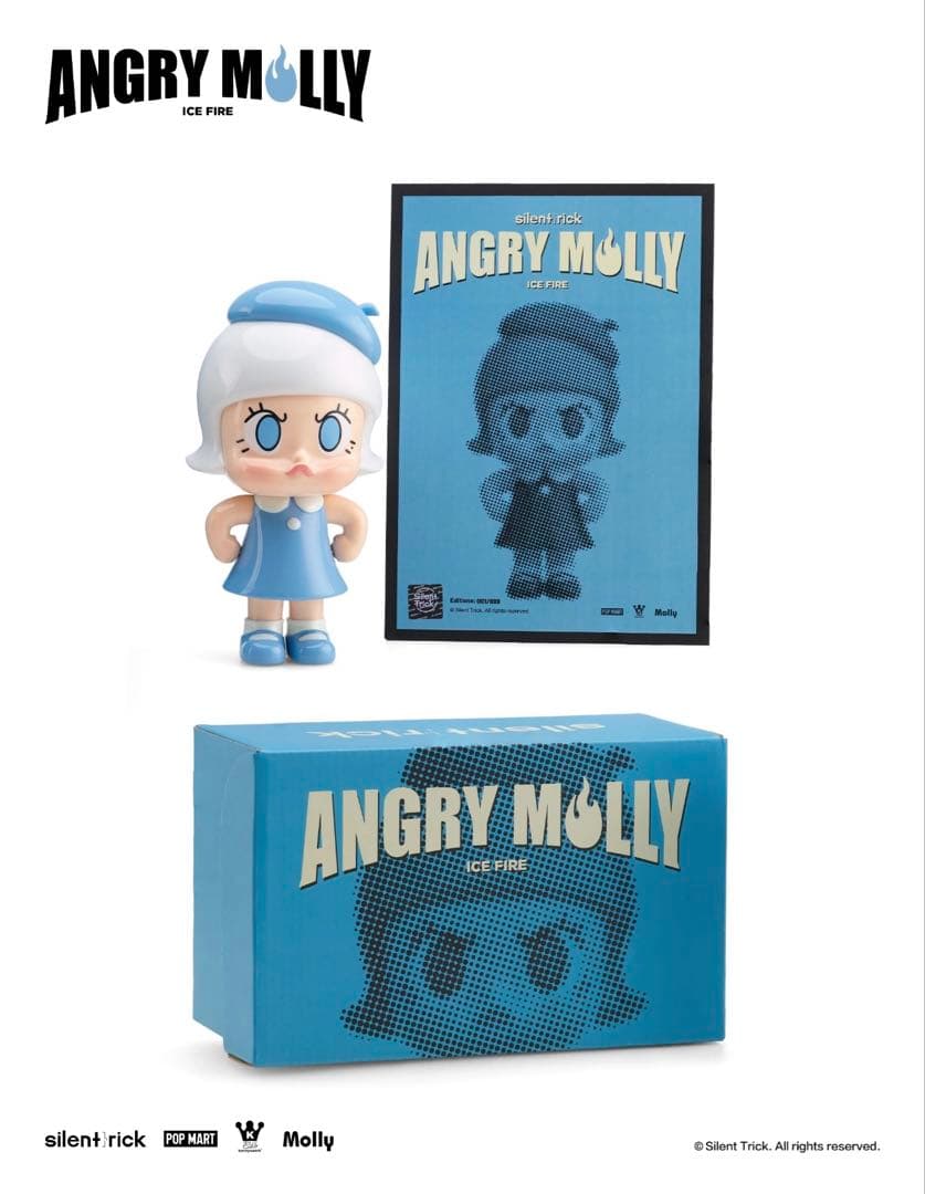 その他 POPMART ANGRY MOLLY ICE FIRE