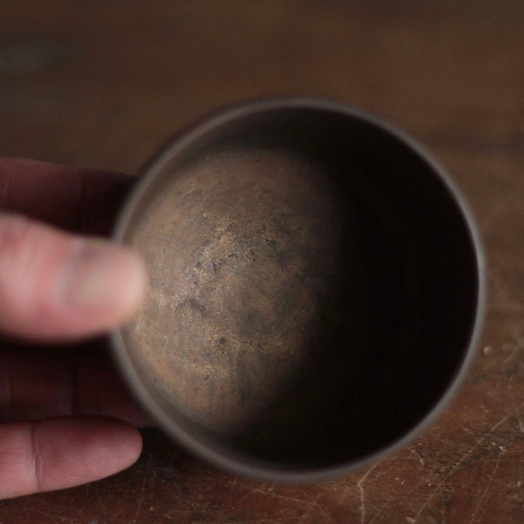 銅製 筒碗 古美術 古道具 アンティーク