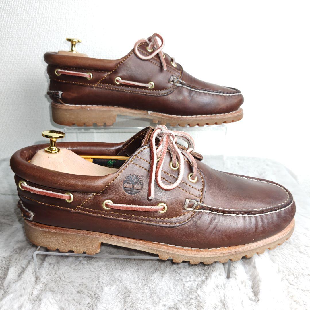 美品✨️ Timberland 28.0 デッキシューズ 3eye モカシン