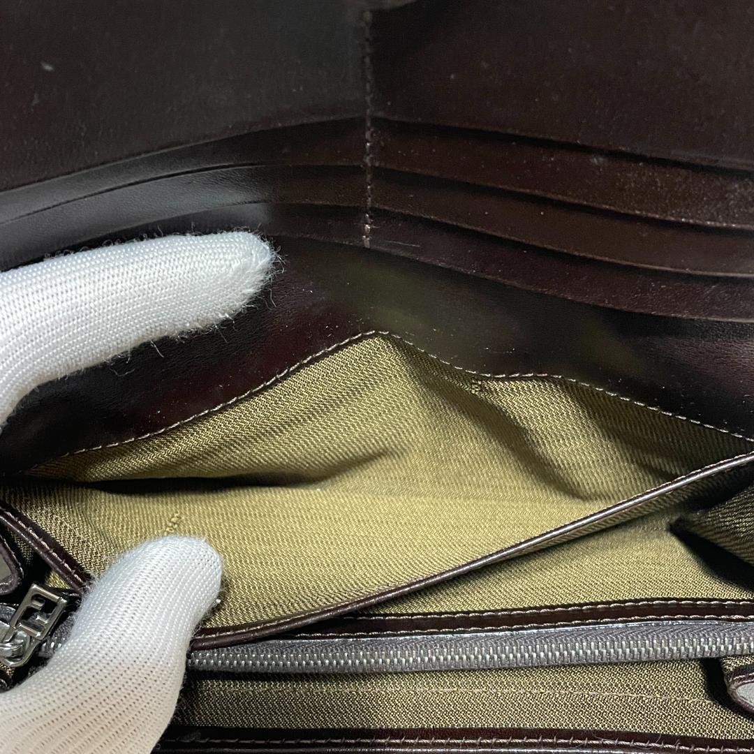 【美品】 FENDI フェンディ　二つ折り 長財布　ズッカ柄　オールドフェンディ
