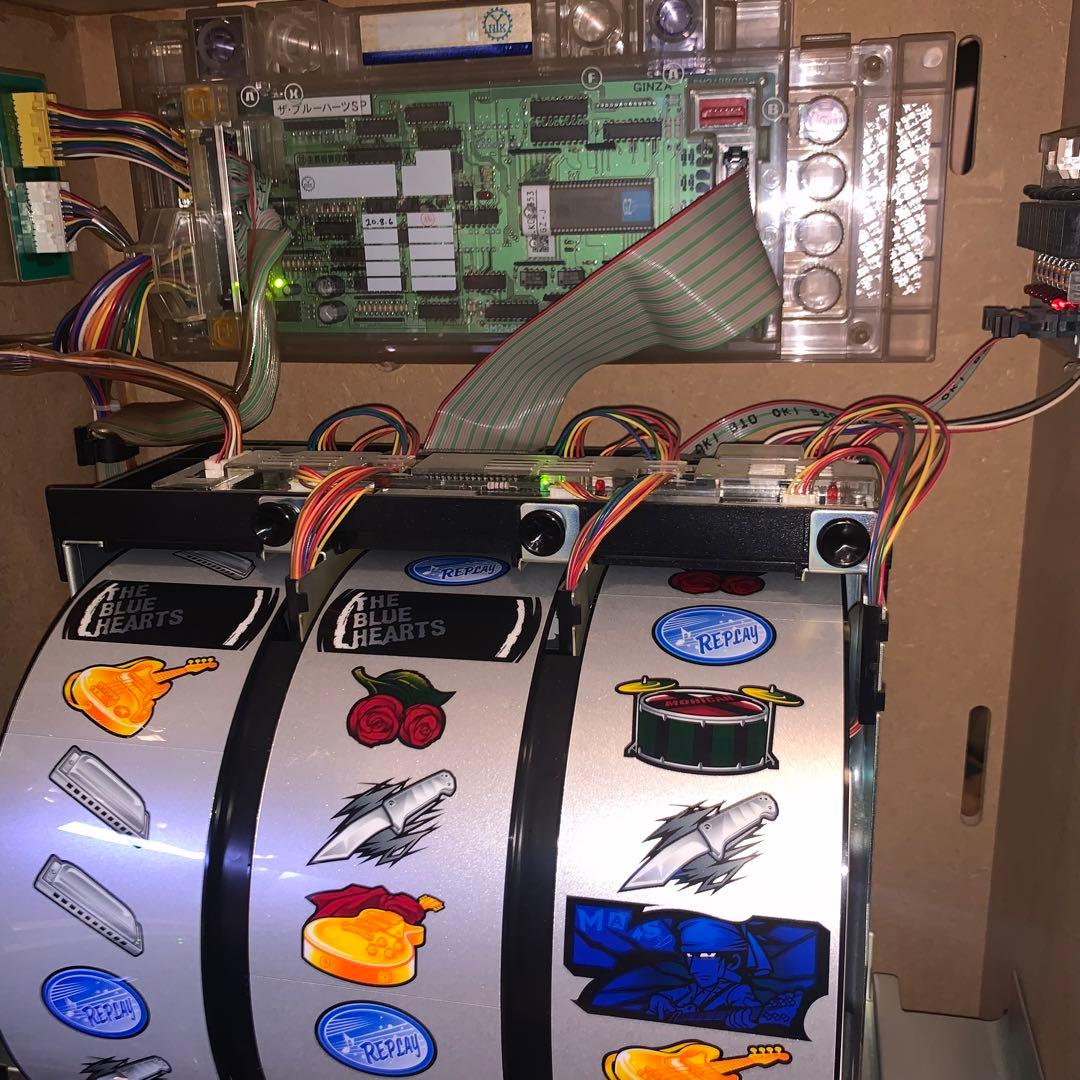 希少】ザ・ブルーハーツ パチスロ 実機 コイン不要機 スロット 銀座