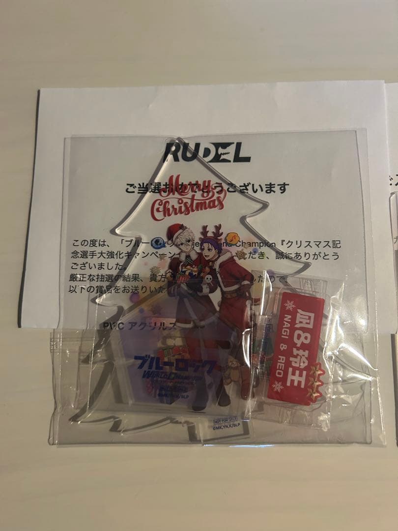 ブルーロックPWC 凪 玲央 クリスマスver.アクリルスタンド カード セット