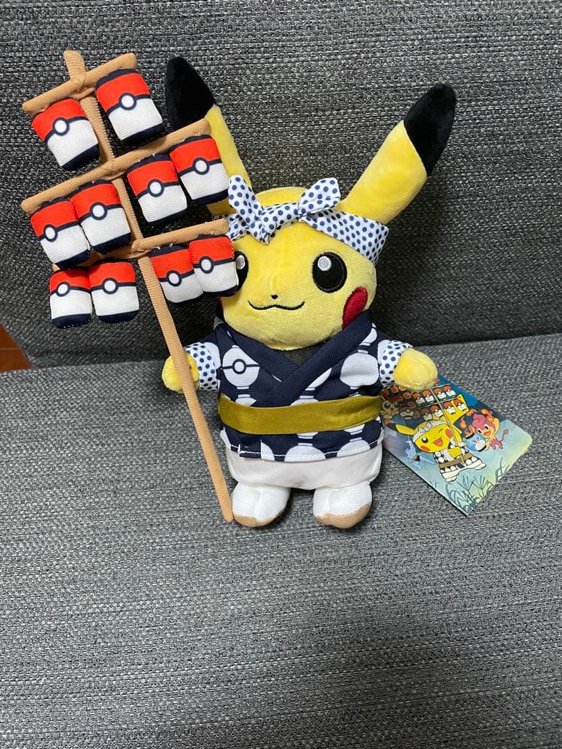 ポケモンセンタートウホク お祭りごっこ ピカチュウ ぬいぐるみ6種