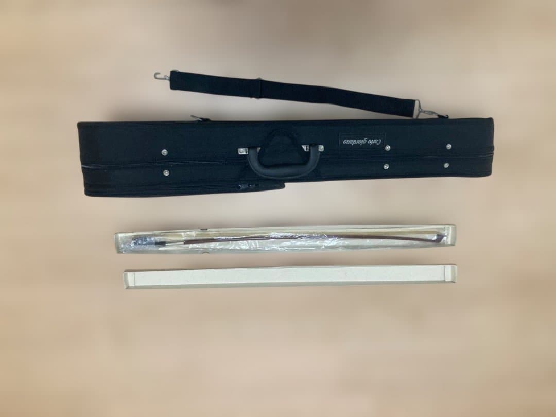 エレクトリックバイオリン 青 ケース付き