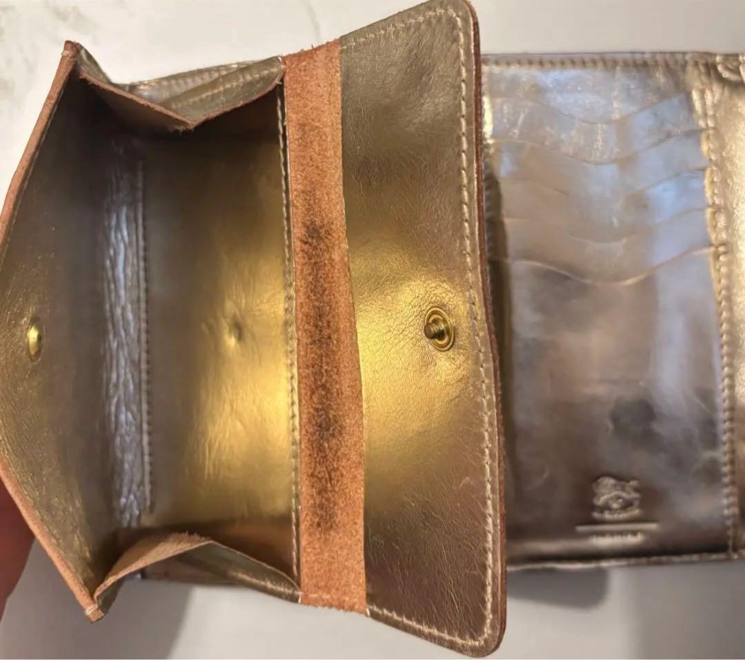 イルビゾンテ 三つ折り財布 ゴールド星 日本限定 IL BISONTE