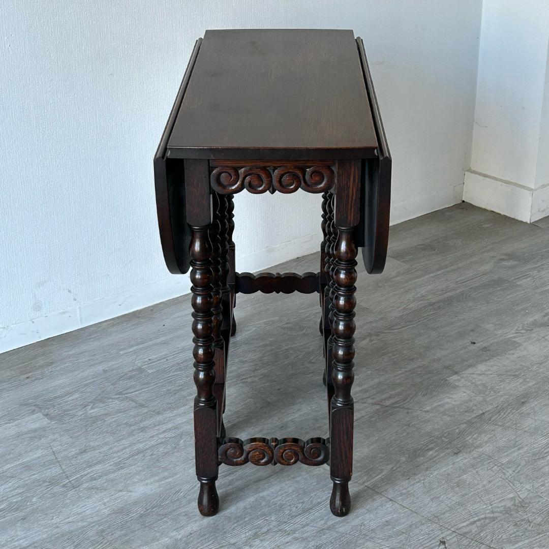 イギリス アンティーク ゲートレッグテーブル 折りたたみテーブル 159A