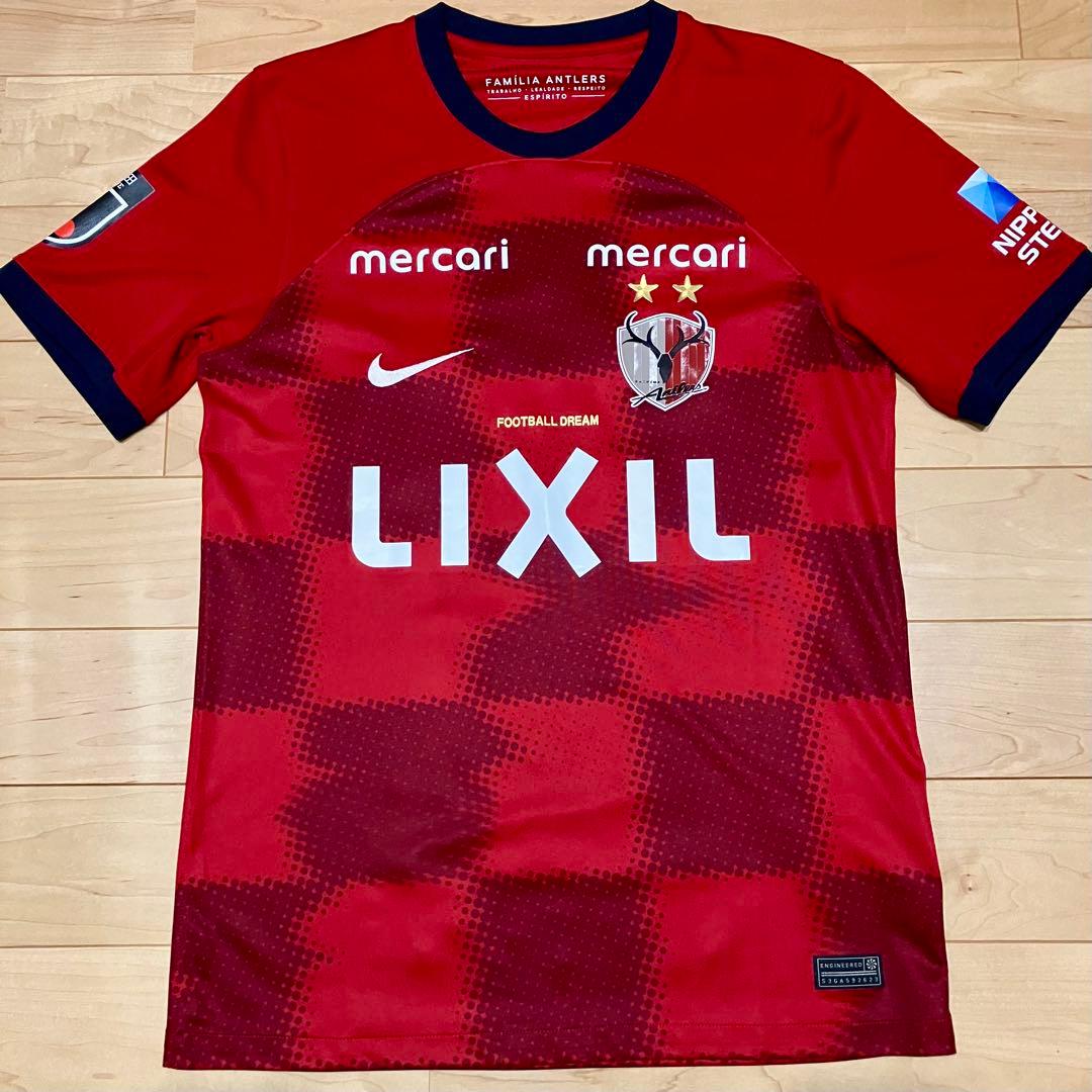 鹿島アントラーズ 2024 ユニ No.10 柴崎岳 Mサイズ - メルカリ