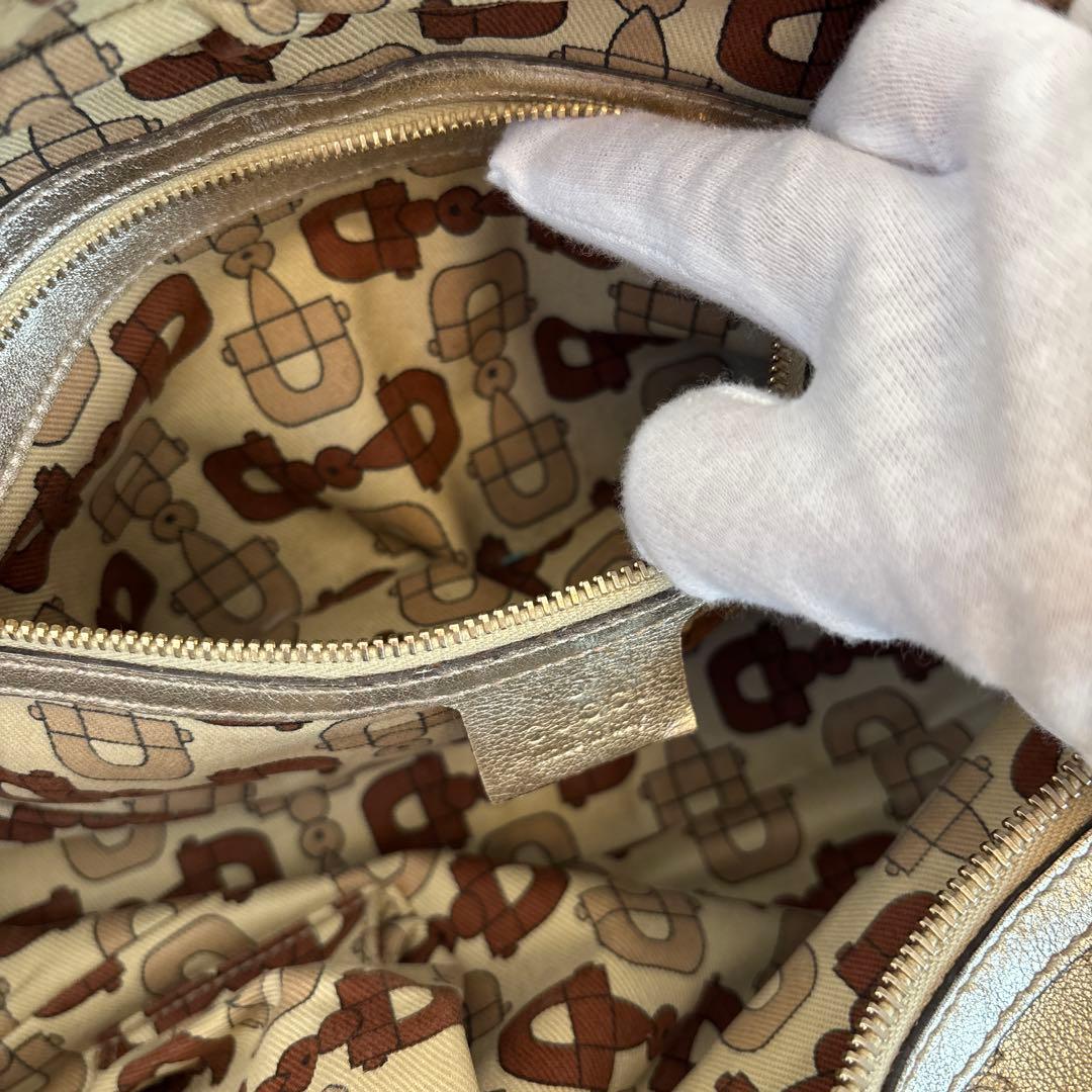 GUCCI GGキャンバスミニボストンバッグ