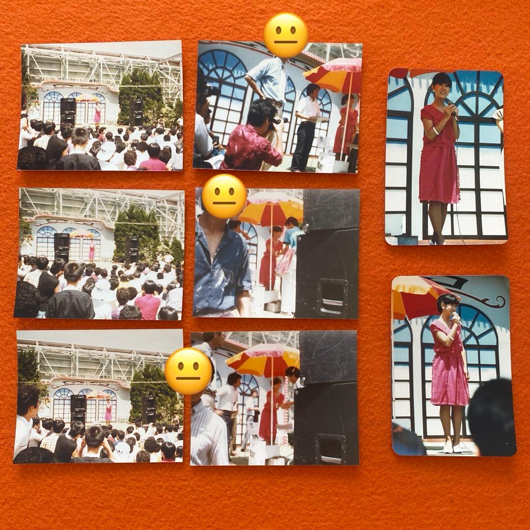 激レア　中森明菜　親衛隊ワッペン　ステッカー　生写真　ポストカード　切り抜き　他