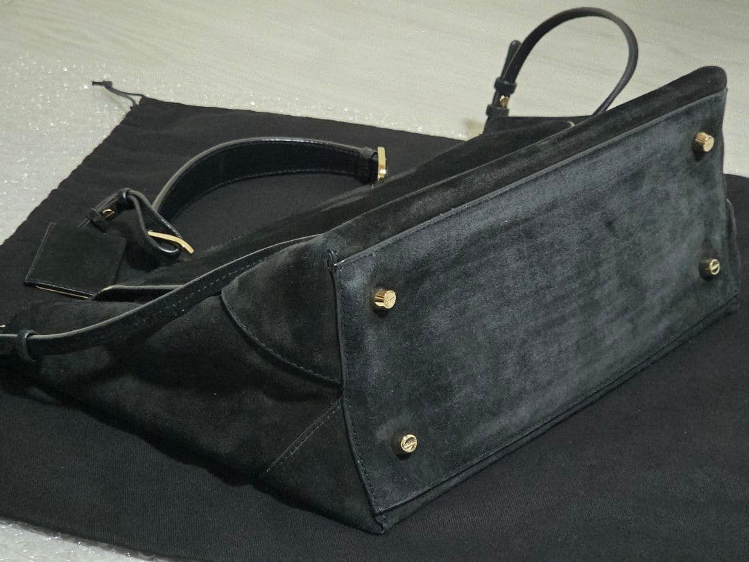 JIL SANDER ジルサンダー スエード ブラック ワンショルダーバック