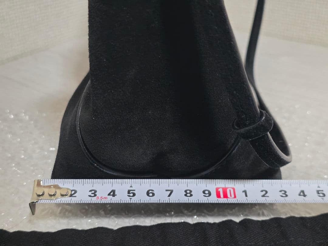 JIL SANDER ジルサンダー スエード ブラック ワンショルダーバック