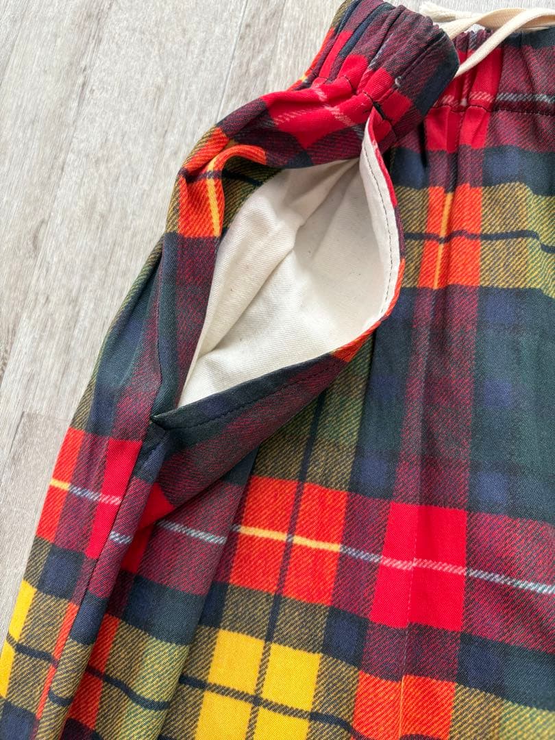 トリココムデギャルソンパンツチェック柄