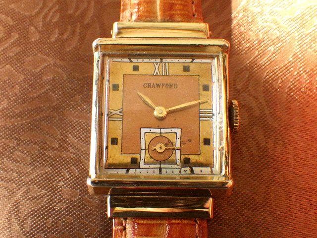 激レア【1940年代頃】CRAWFORD スイス製 ヴィンテージ 手巻き