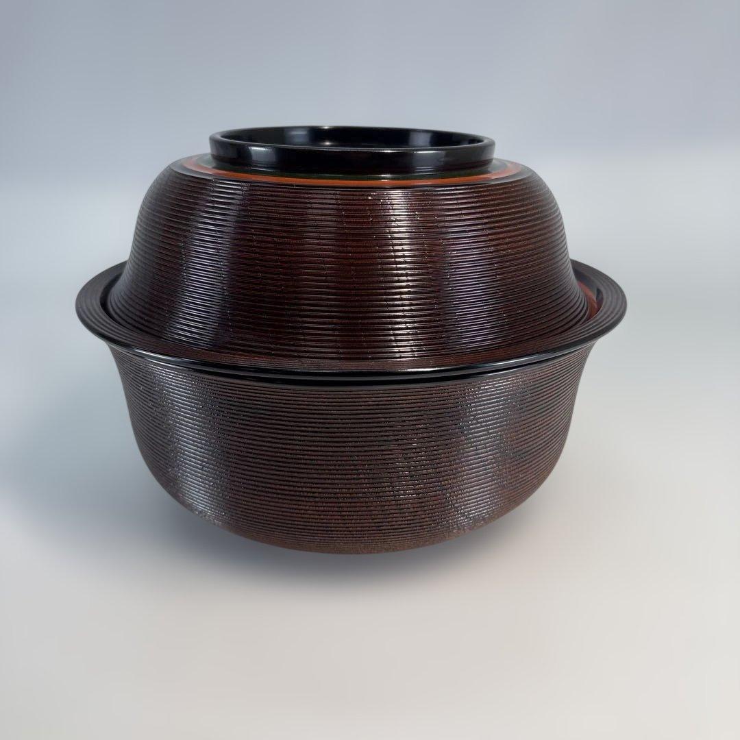 【中古品】平安象彦造　食籠　干菓子盆付（共箱）USED〈税込•送料込〉