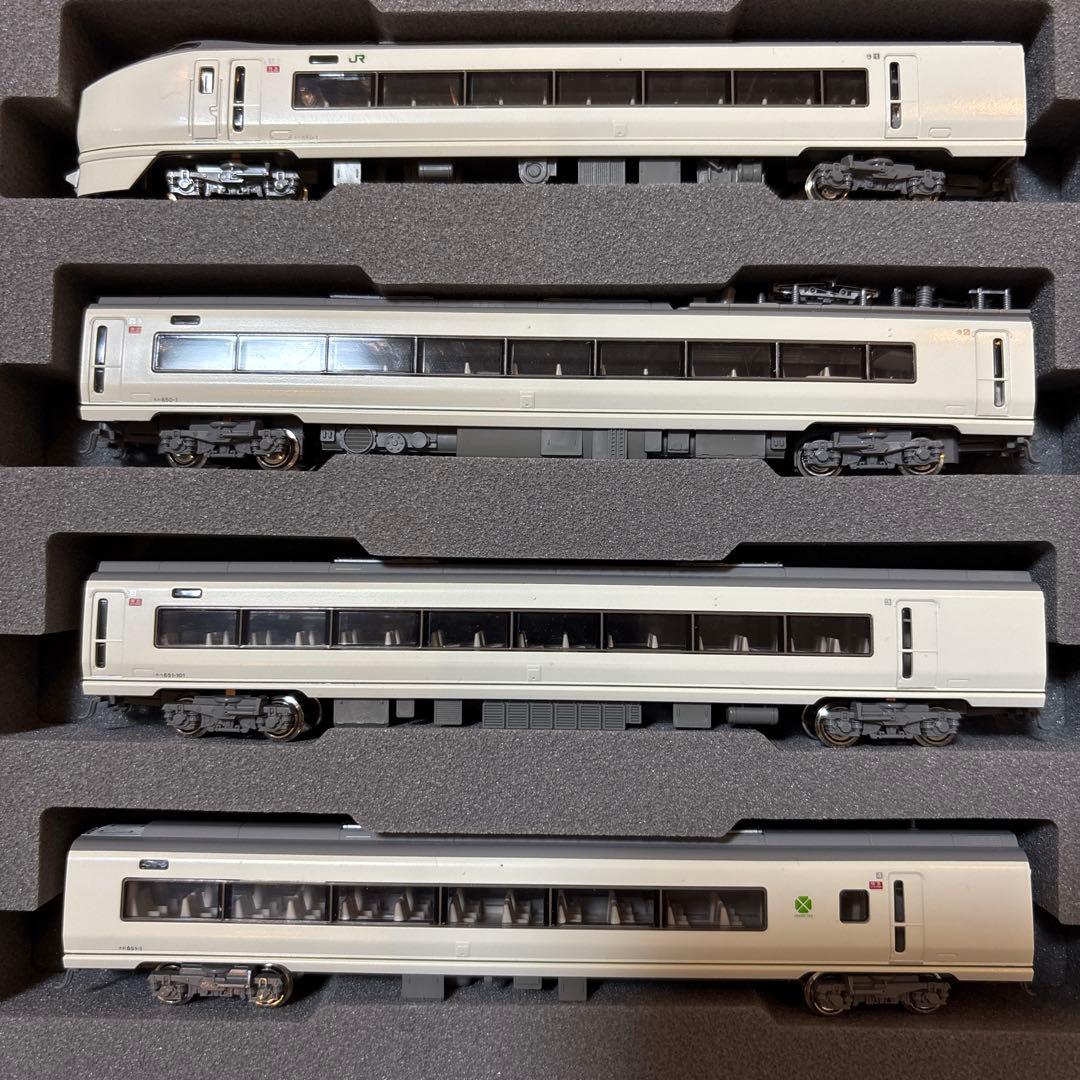 nゲージ kato 10-173 651系　スーパーひたち　室内灯標準装備