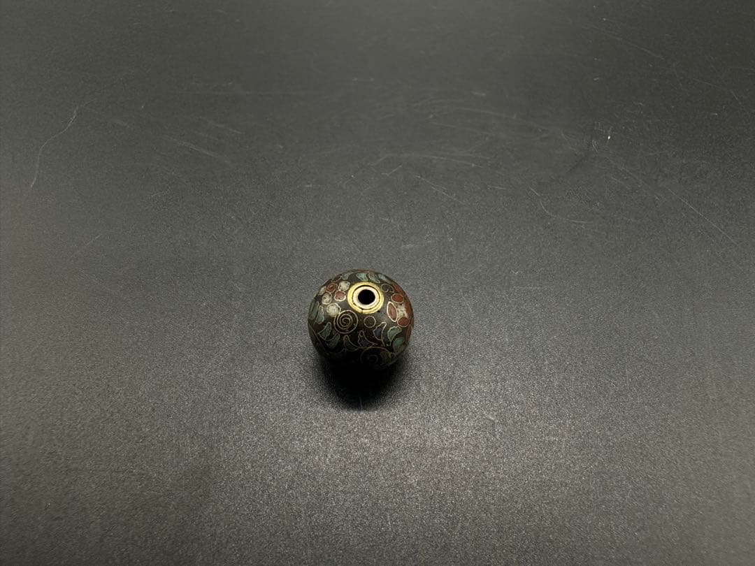 七宝焼 緒締 骨董古美術