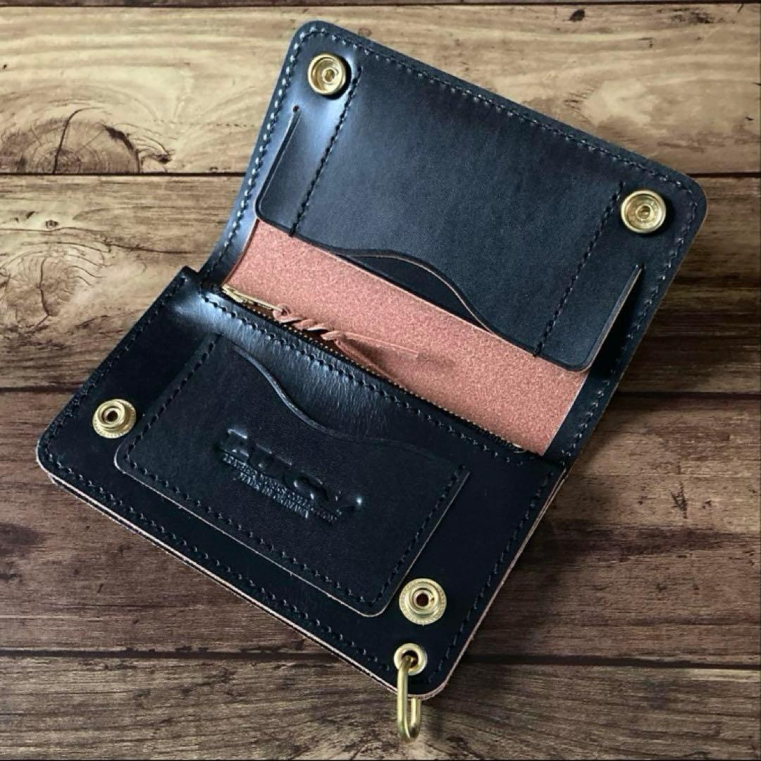 【お札を折らずに収納】トラッカーウォレット150（ミドル）2.5層【受注生産】