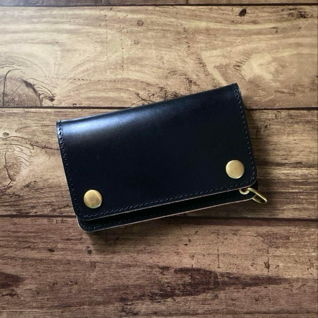 【お札を折らずに収納】トラッカーウォレット150（ミドル）2.5層【受注生産】