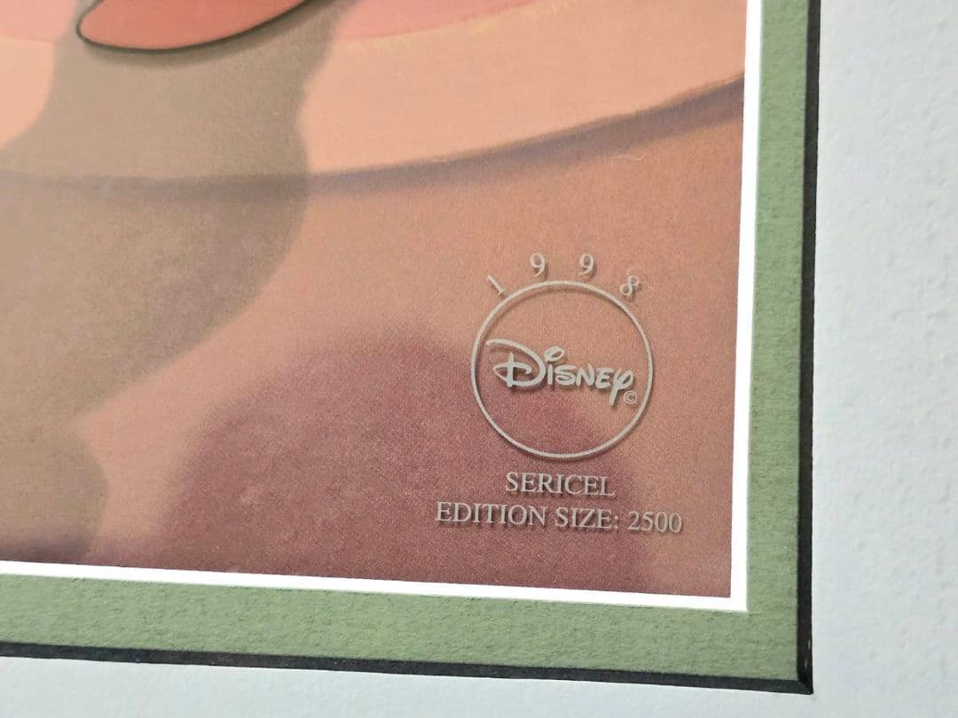 671 Walt Disney セリグラフセル画 ミッキー&ミニー