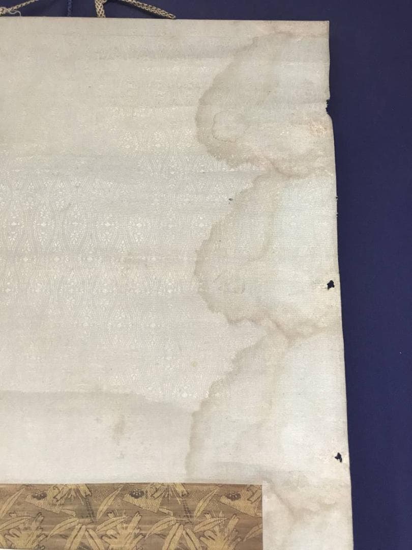 【真作】下村為山/柿に雀図/花鳥図/掛軸☆宝船☆AD-548