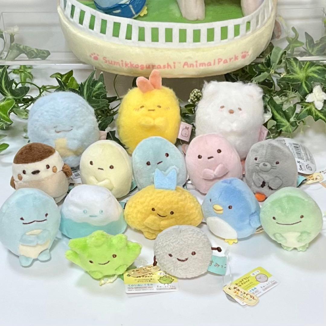 すみっコぐらし シーンぬいぐるみ／すやすやほにゃぐるみ／てのりぬいぐるみ他16点