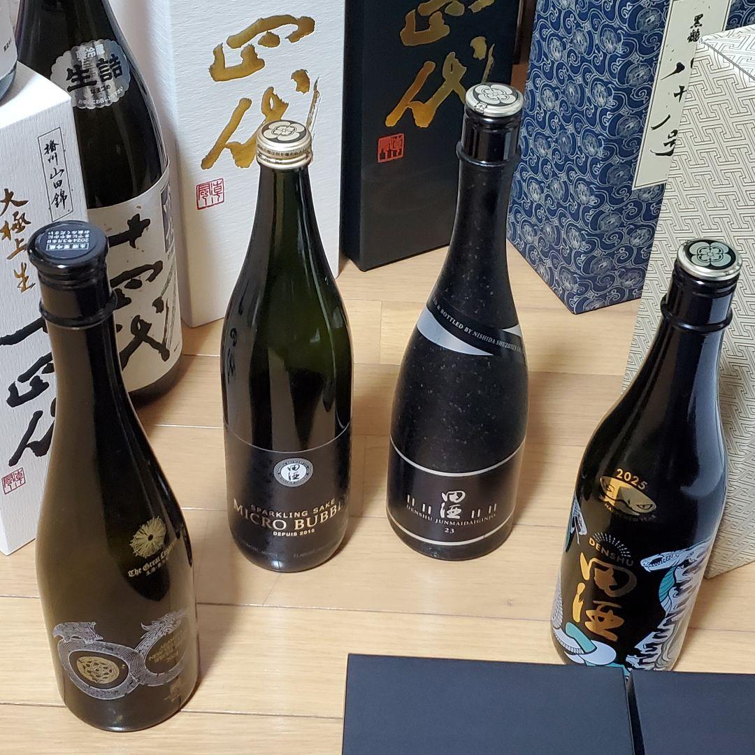 日本酒空瓶❗黒龍・裏鍋島・十四代・冩樂 ・而今・田酒・新政