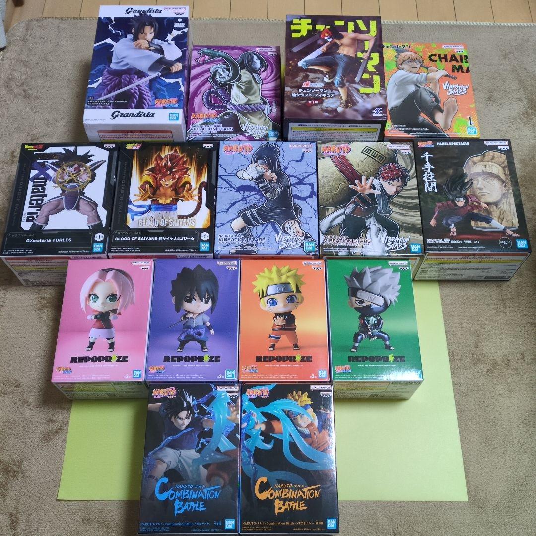 NARUTO ドラゴンボール等 プライズフィギュア 15個 まとめ売り