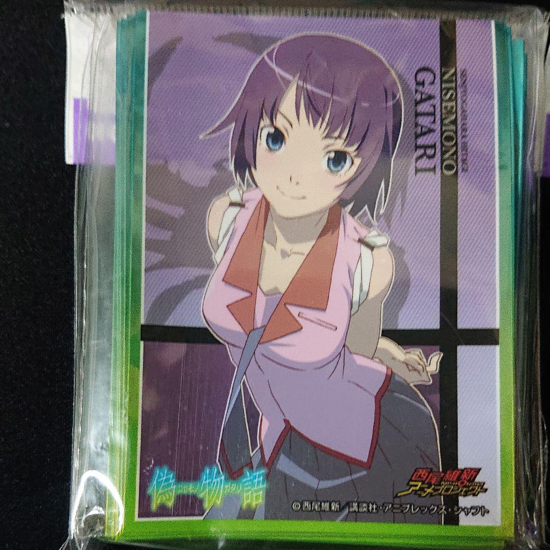 物語シリーズ 偽物語 スリーブ 戦場ヶ原ひたぎ、羽川翼、神原駿河