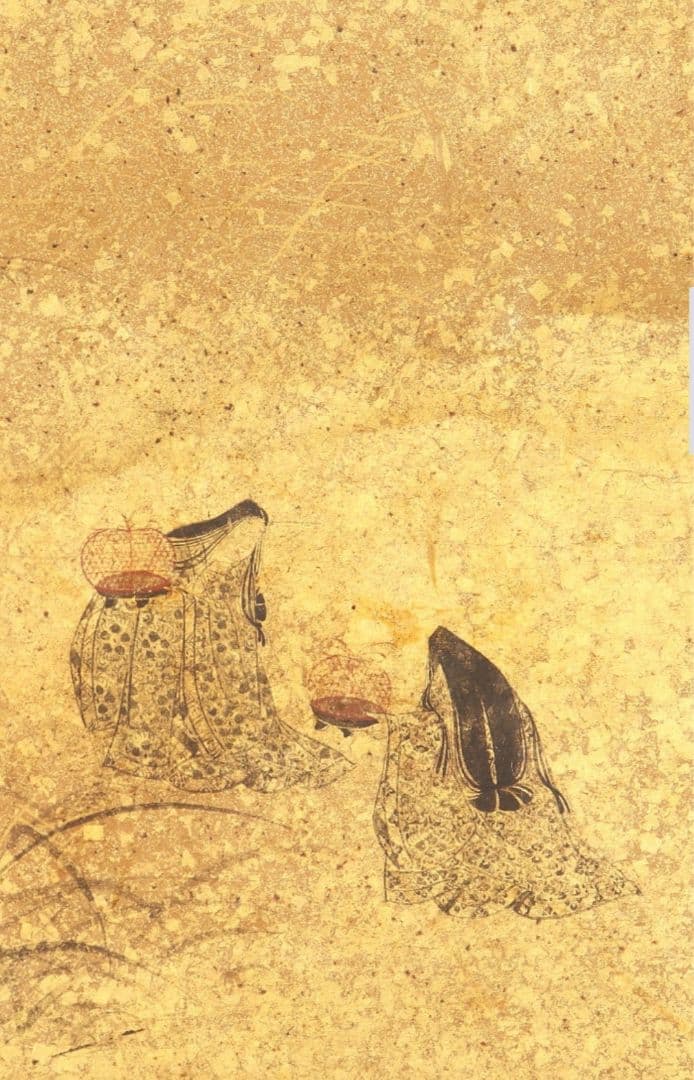 土佐光起 真作　虫狩美人図 　金地 　土佐光学極書き 土佐派再興 土佐光起 真作 虫狩美人図 金地 土佐光学極書き 土佐派再興 土佐光起